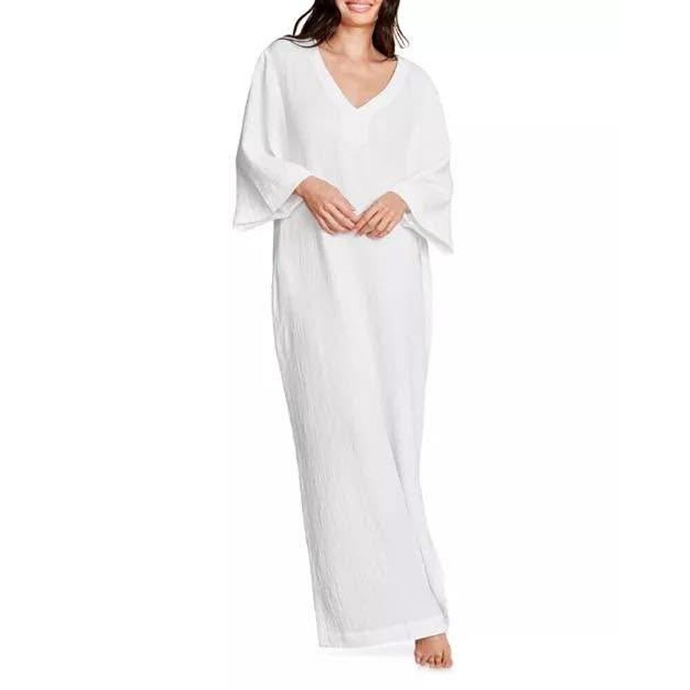 Barefoot Dreams White Maxi Dress/Kaftan